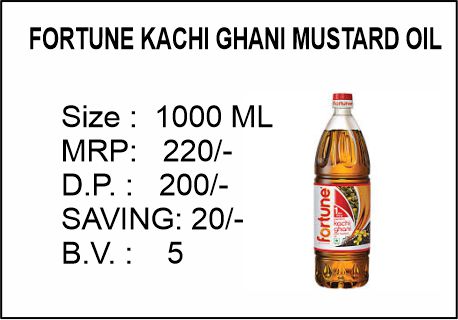 FORTUNE KACHI GHANI MUSTARD OI